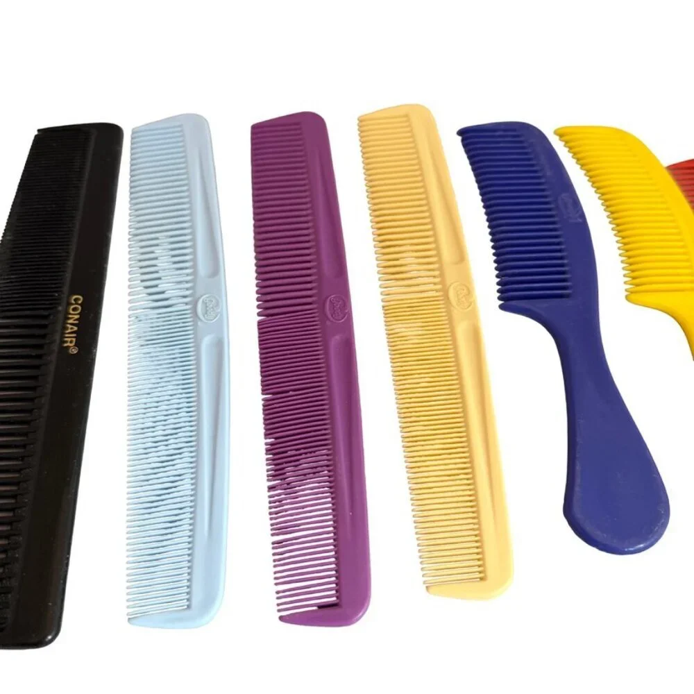 Goody Conair Vintage Collectible Colorful Comb Lot Non Branded Assorted Plastic